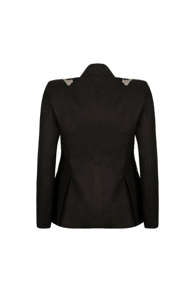 AGNES BLACK BEADED JACKET