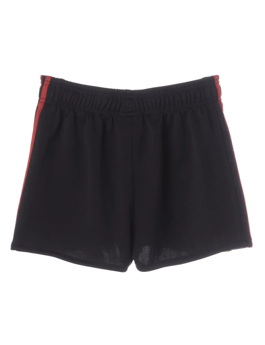 Beyond Retro Label Louise Sport Shorts Black With An Elasticized Waist