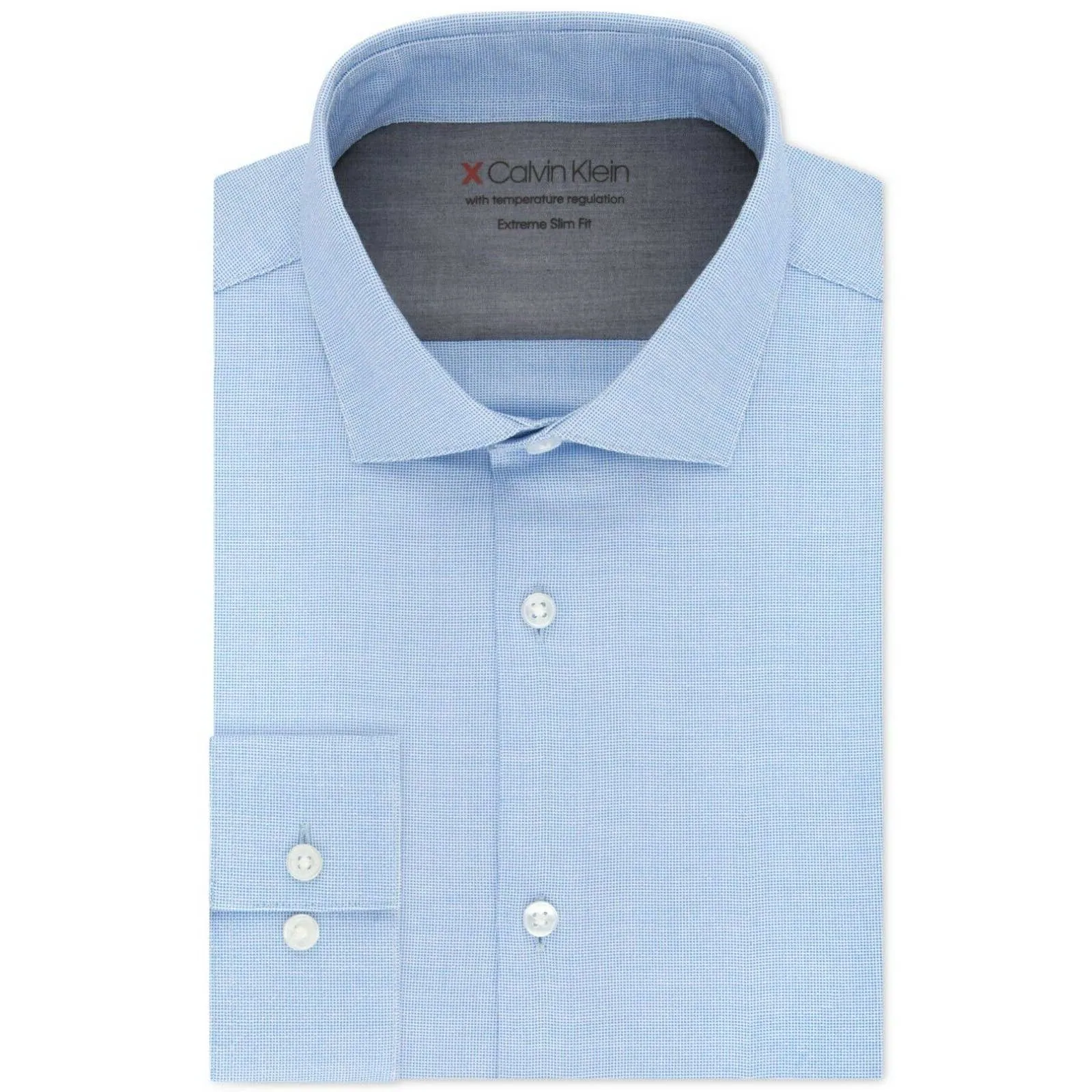 Calvin Klein Men's Sky Extreme Slim Fit Temp Regulating Stretch Dress Shirt