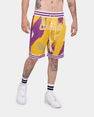 Carré Retro Ball Short Yellow/Purple/W