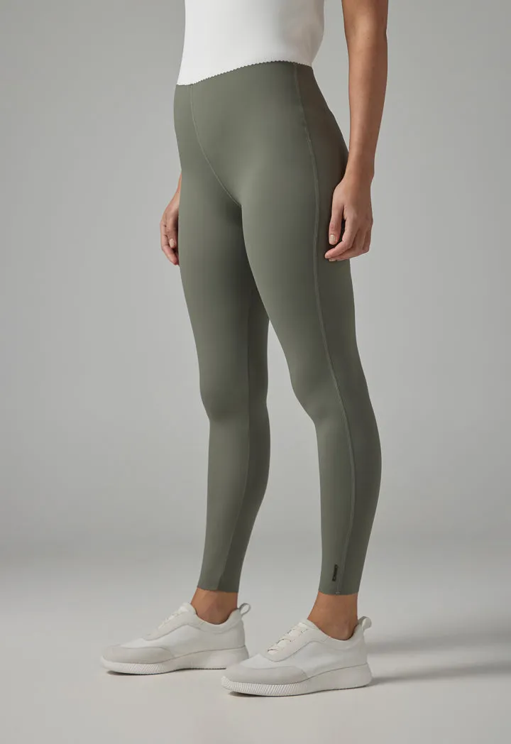 Choice Solid Basic Leggings Khaki