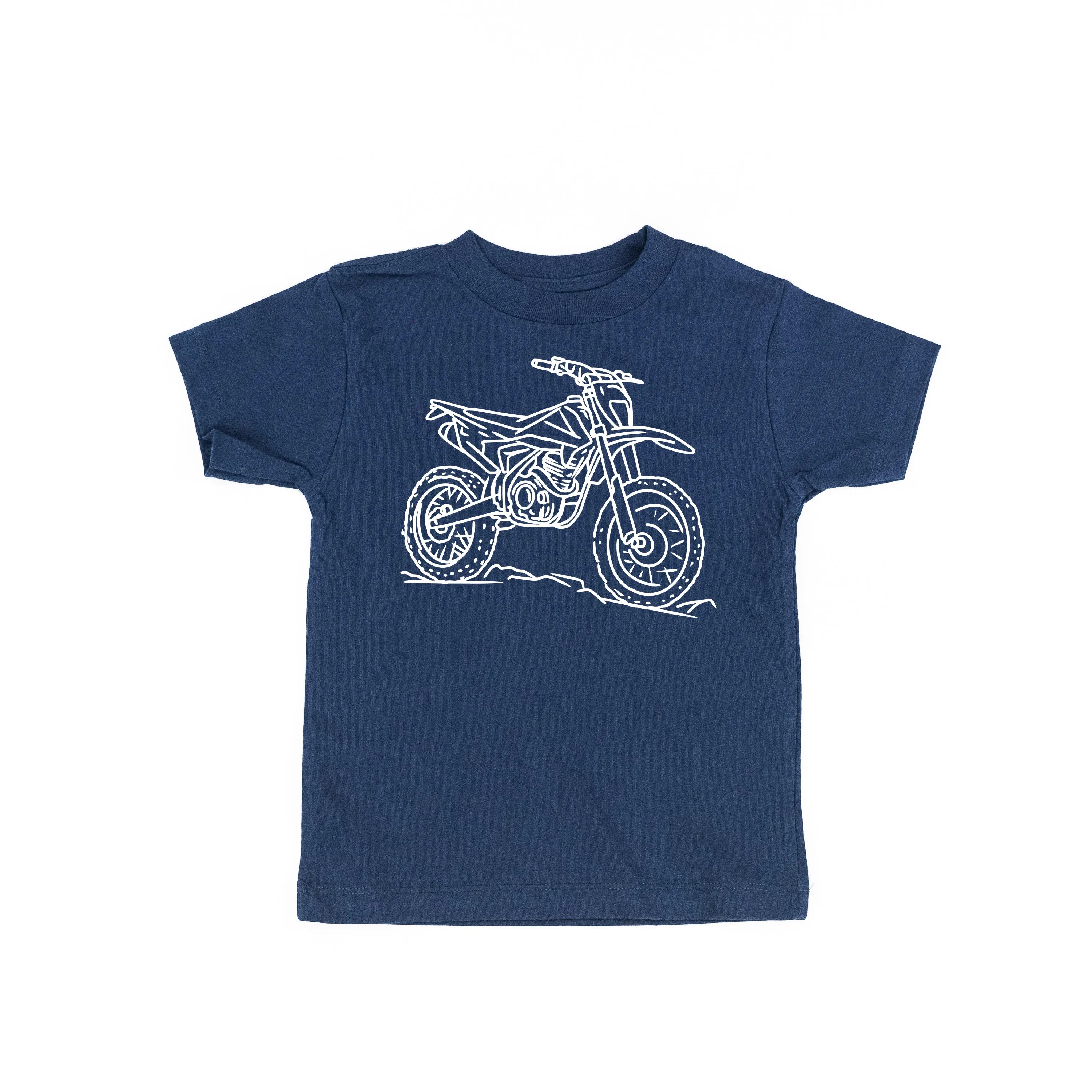 DIRT BIKE - Minimalist Design - Short Sleeve Child Shirt