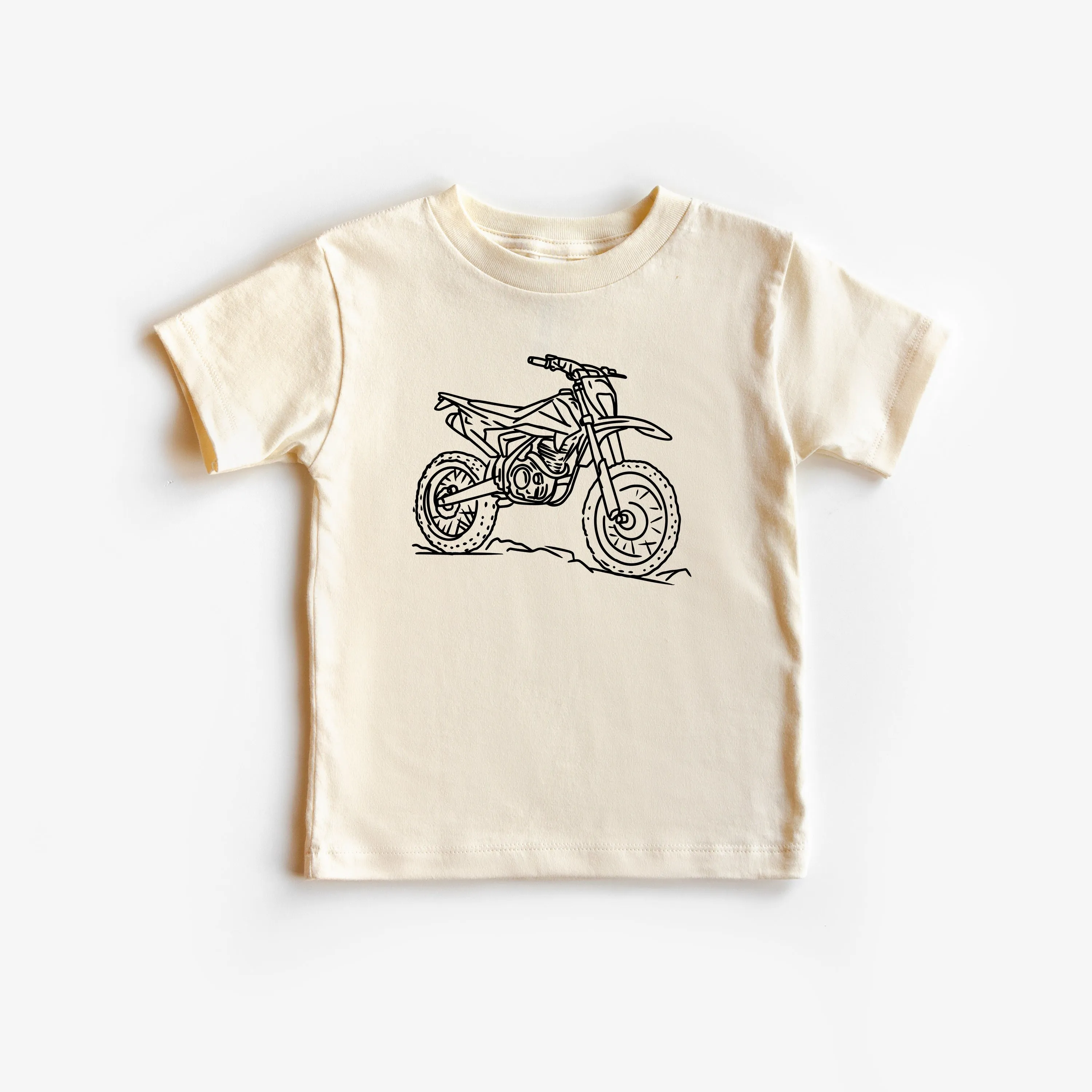 DIRT BIKE - Minimalist Design - Short Sleeve Child Shirt