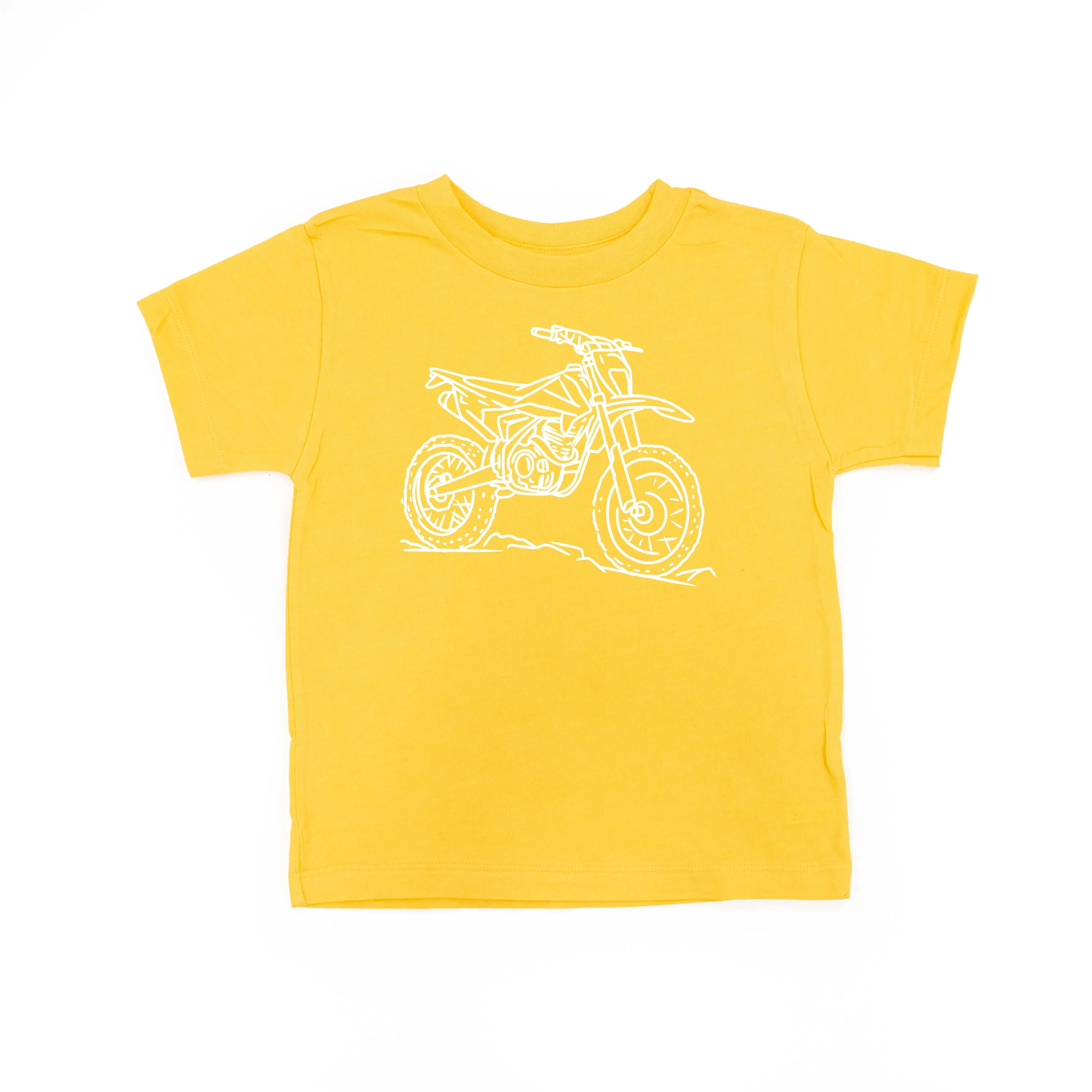 DIRT BIKE - Minimalist Design - Short Sleeve Child Shirt