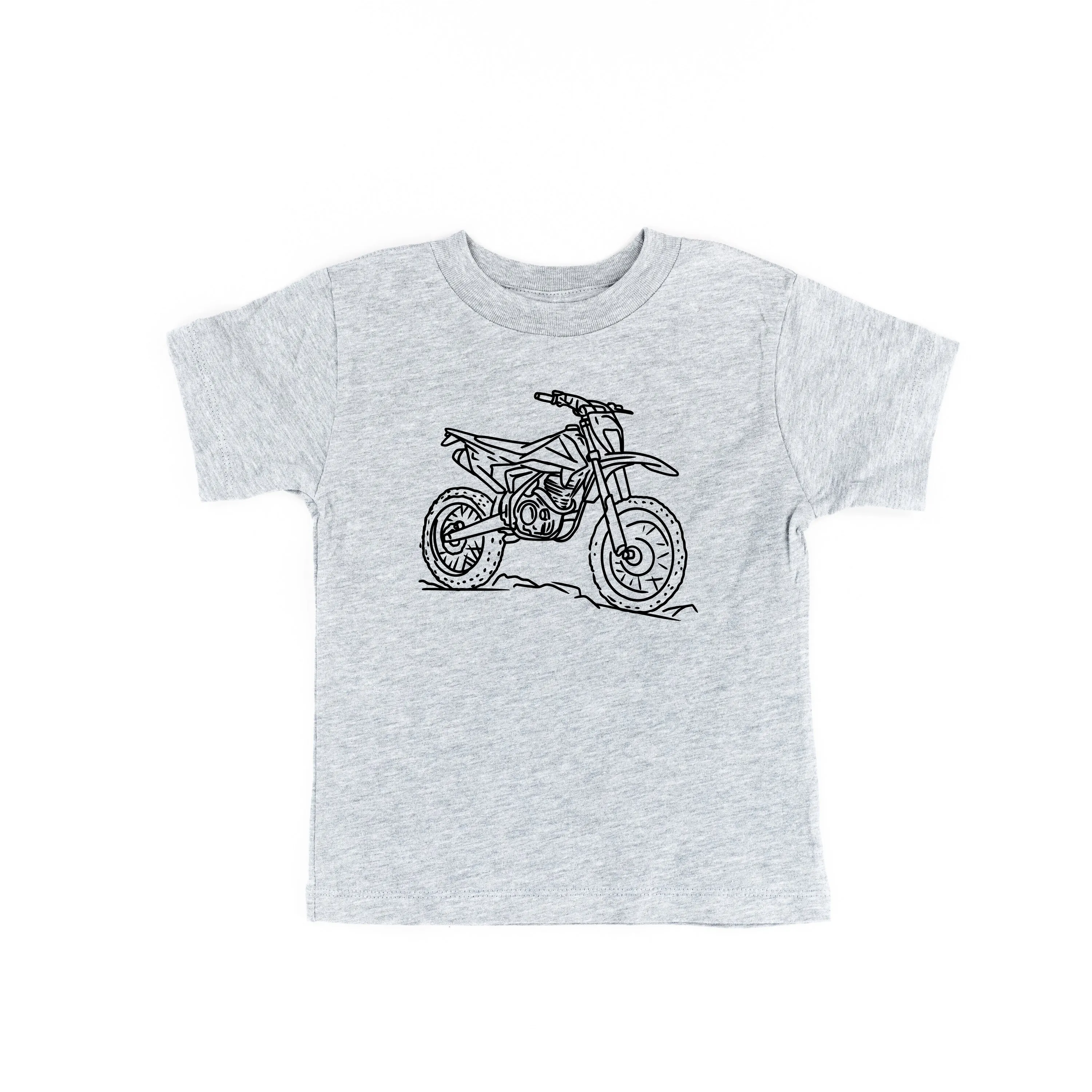 DIRT BIKE - Minimalist Design - Short Sleeve Child Shirt