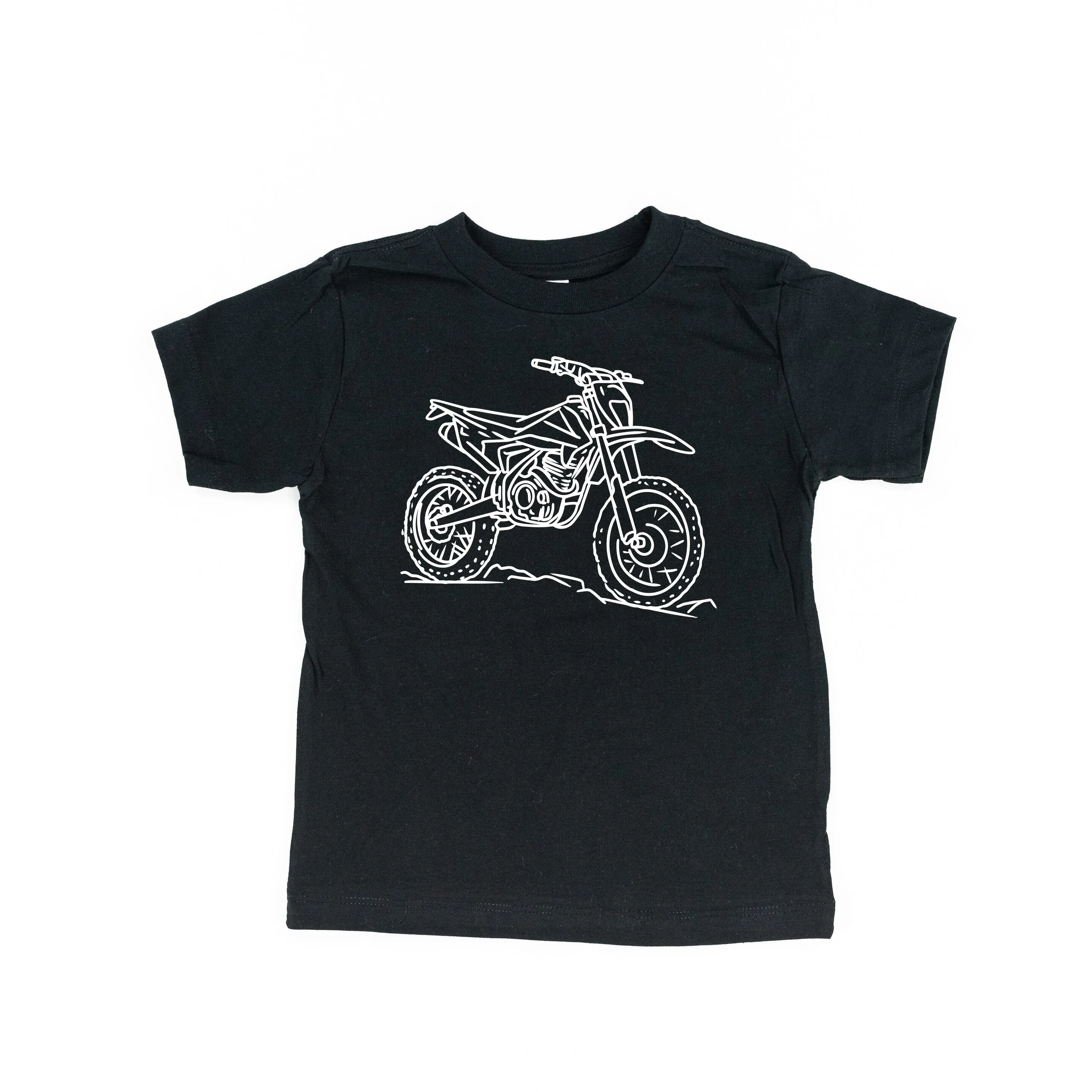 DIRT BIKE - Minimalist Design - Short Sleeve Child Shirt