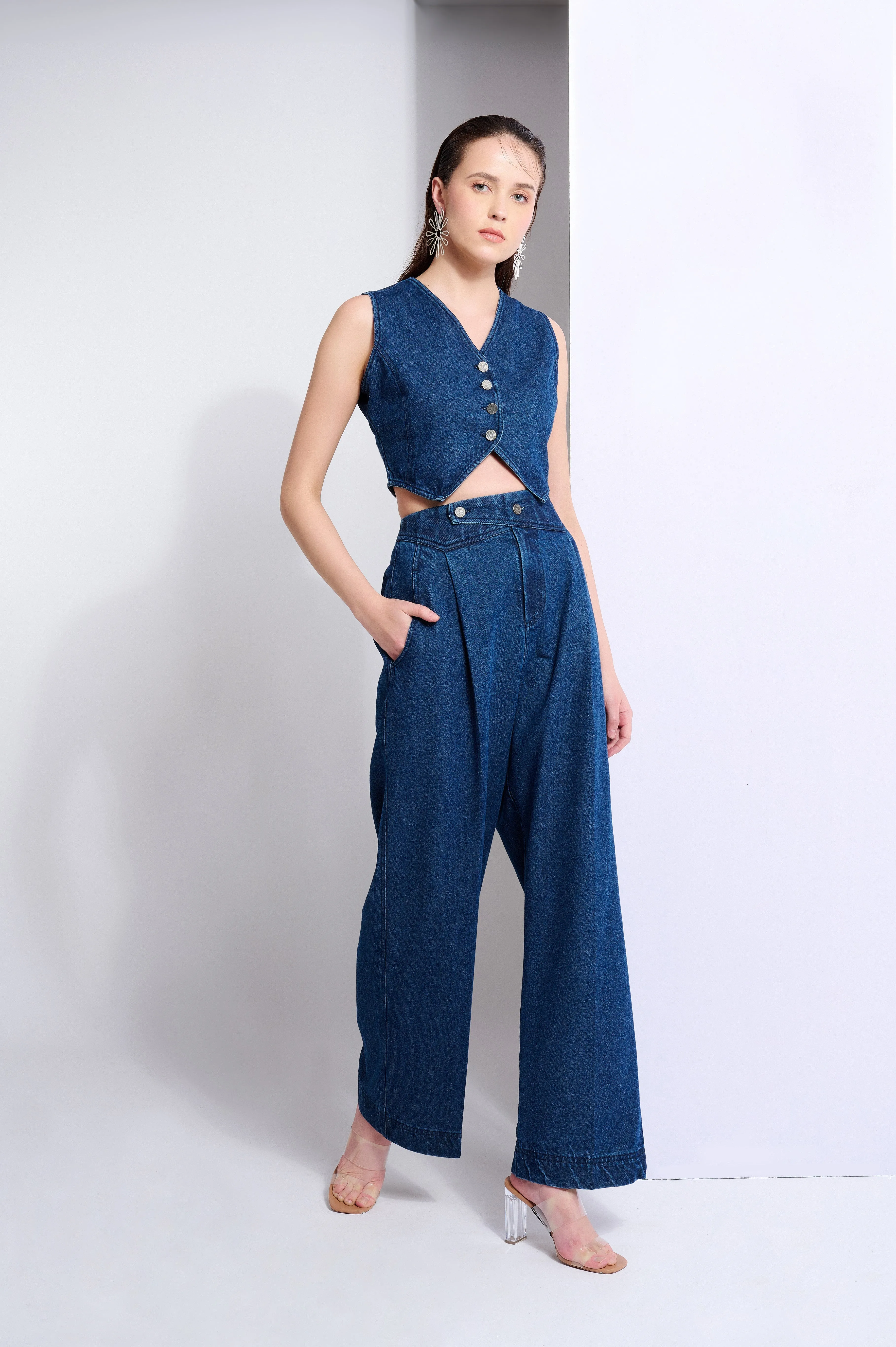 ELENA DENIM TROUSER