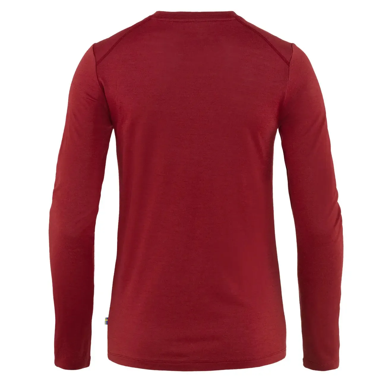 Fjallraven Womens Abisko Wool LS T-Shirt Pomegranate Red