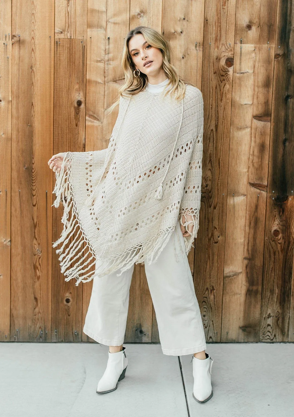 Go For A Spin Crochet Poncho