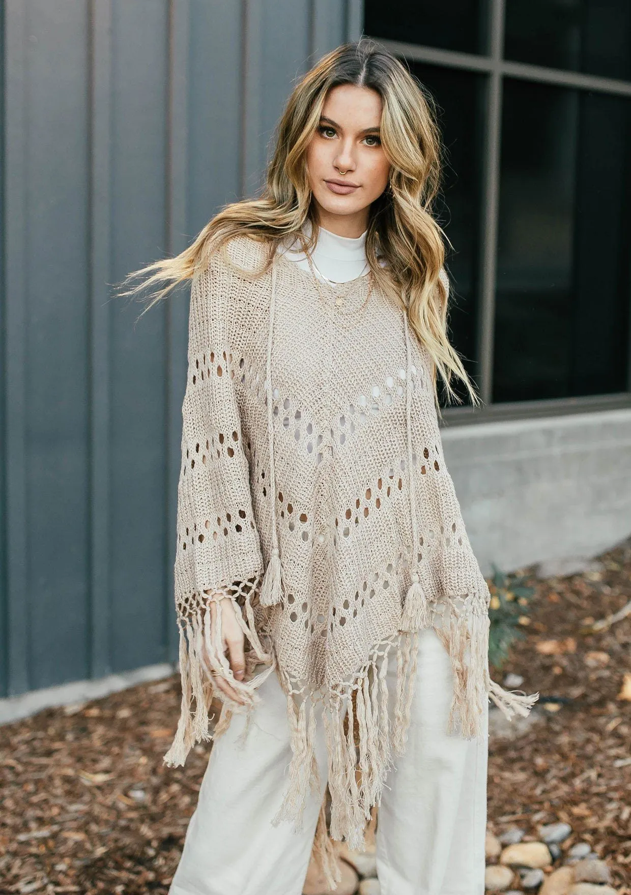 Go For A Spin Crochet Poncho