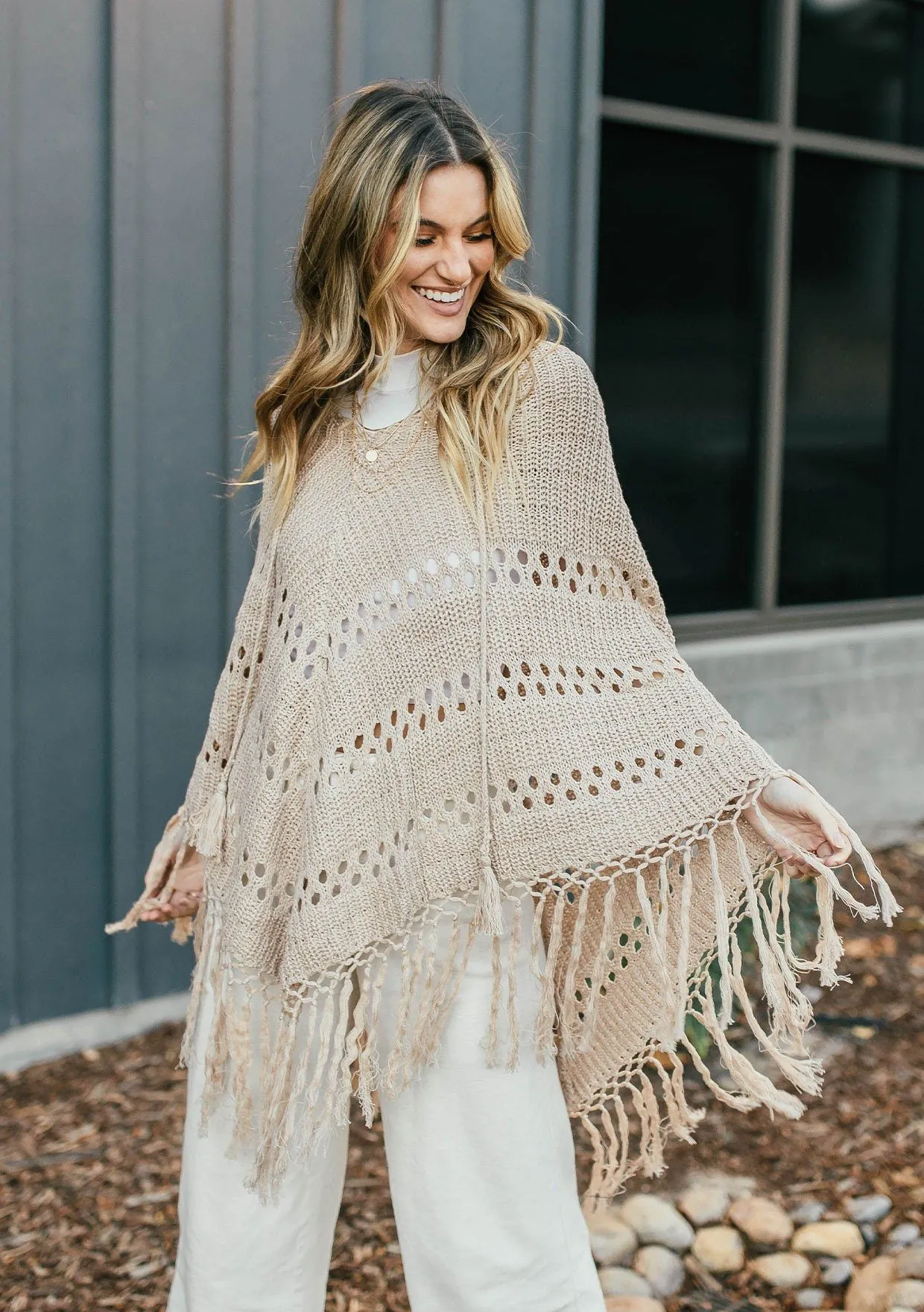 Go For A Spin Crochet Poncho