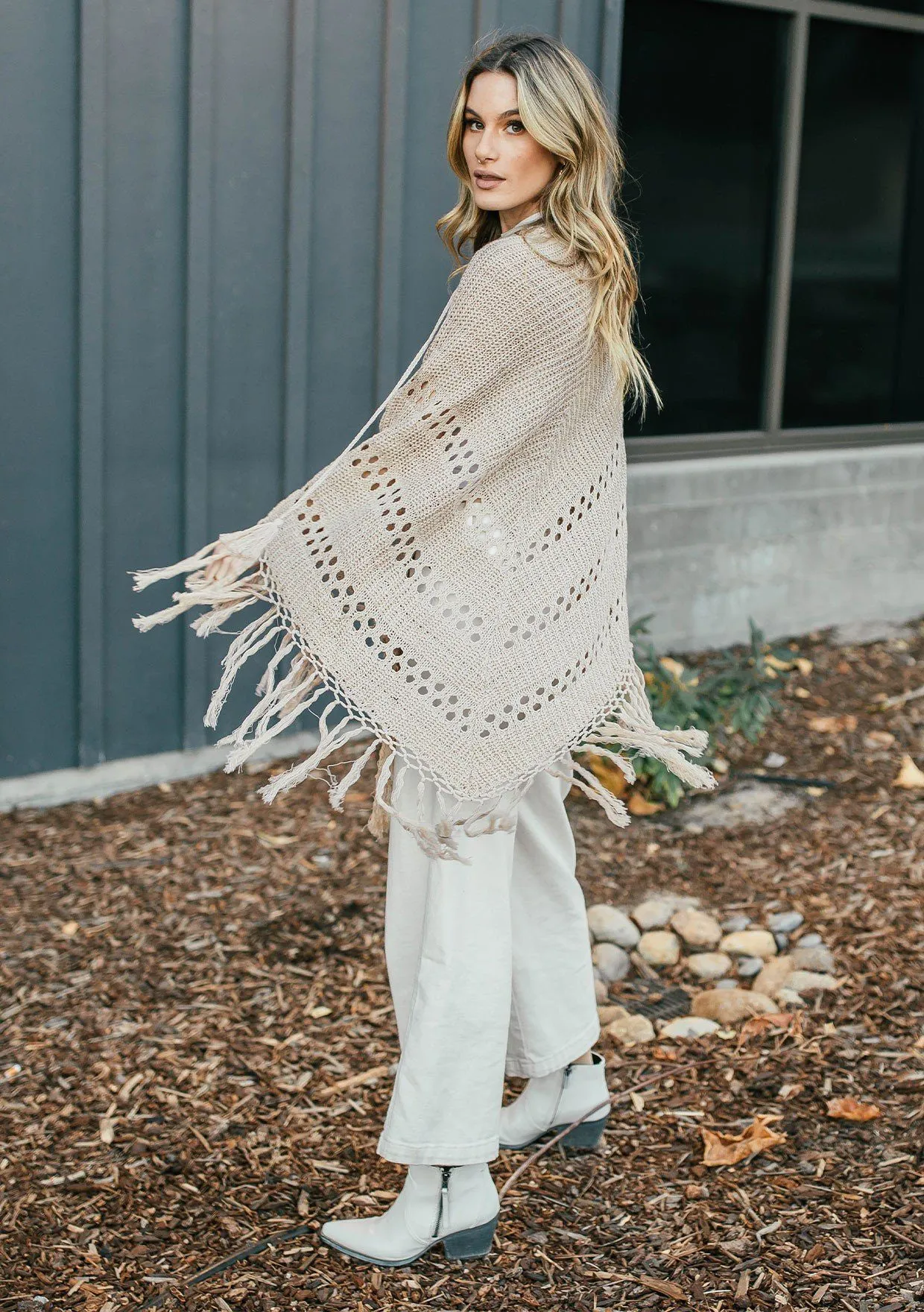 Go For A Spin Crochet Poncho