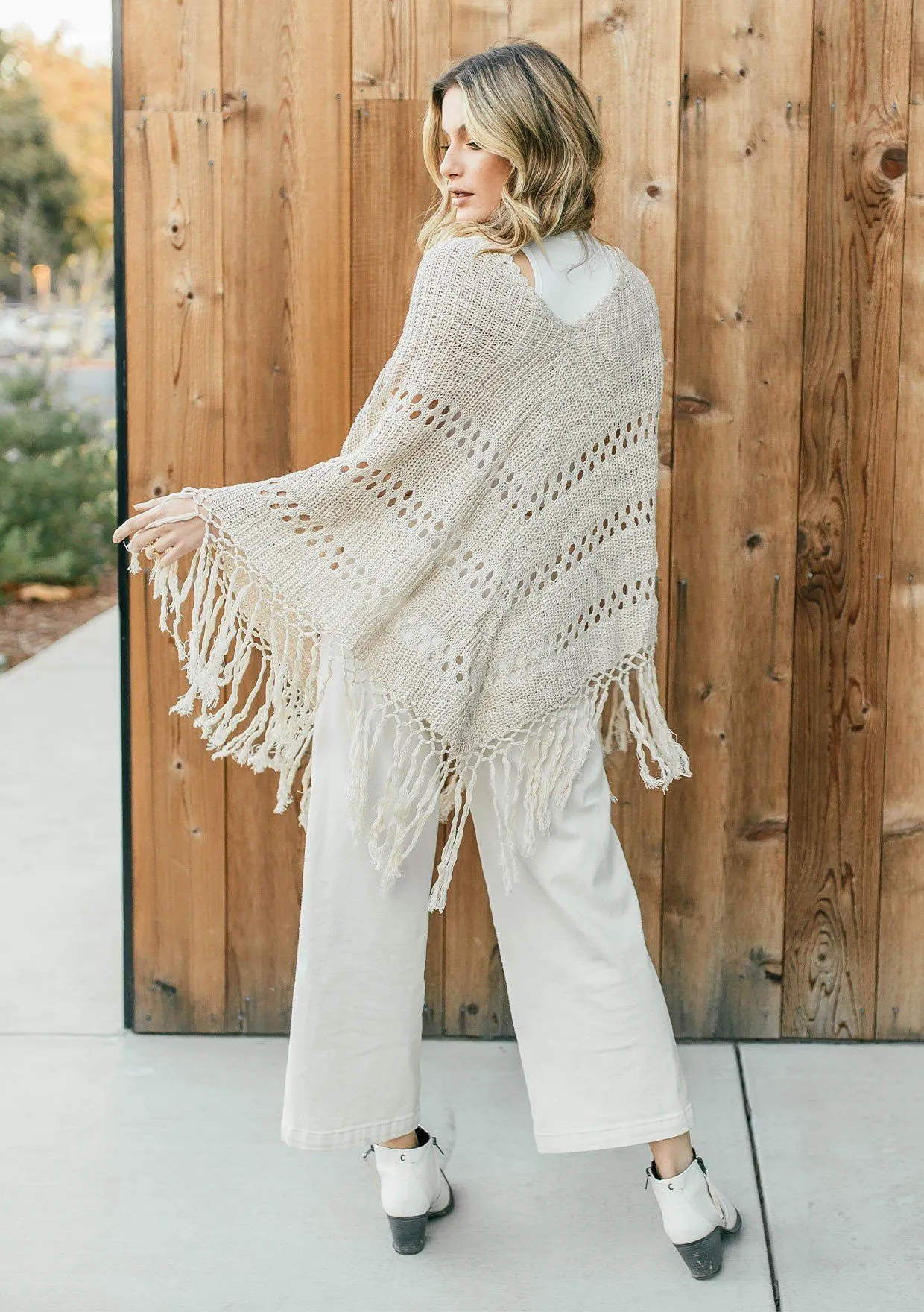 Go For A Spin Crochet Poncho