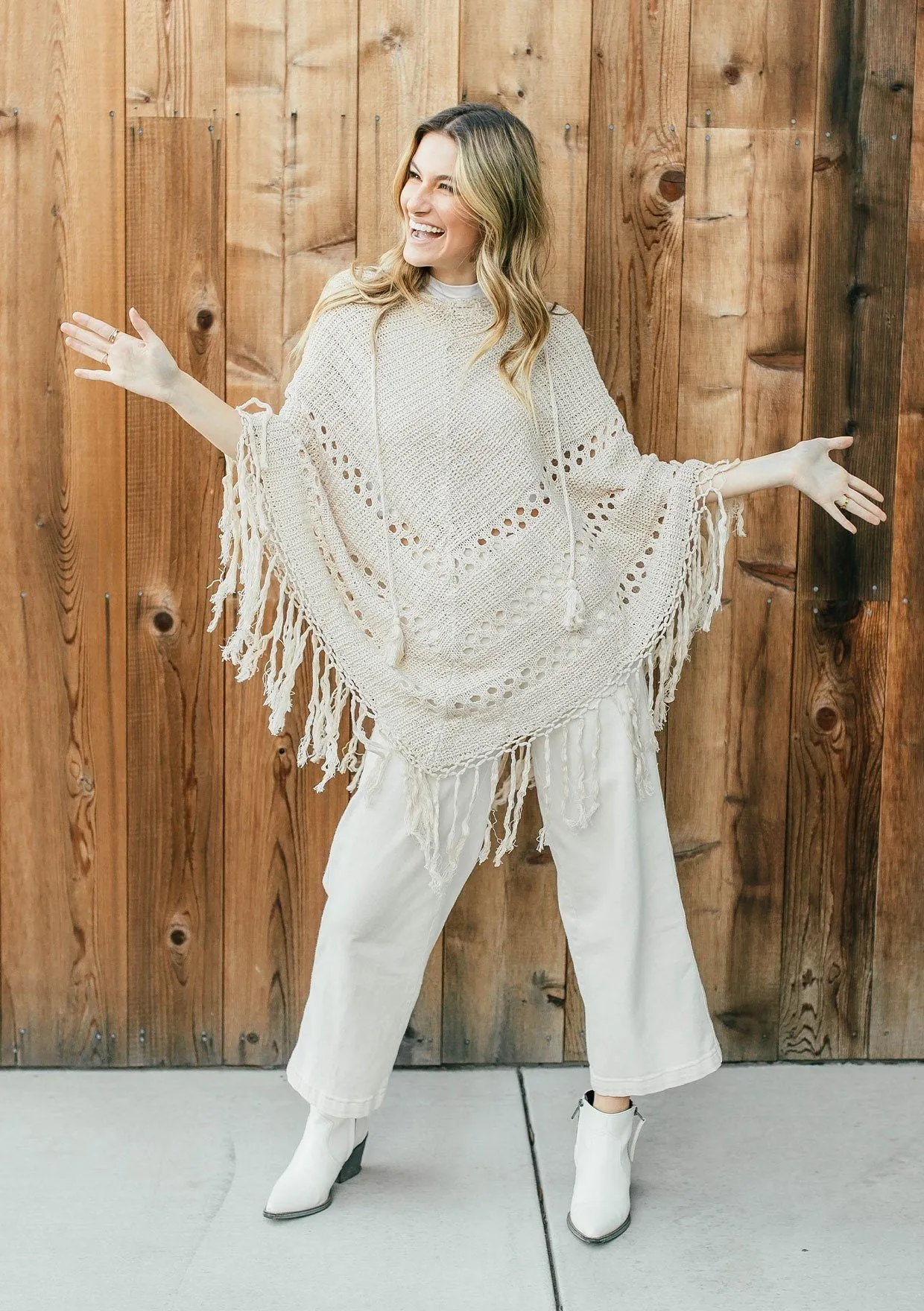 Go For A Spin Crochet Poncho