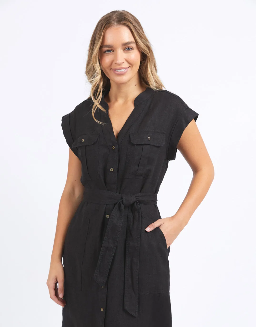 Harlow Midi Dress - Black