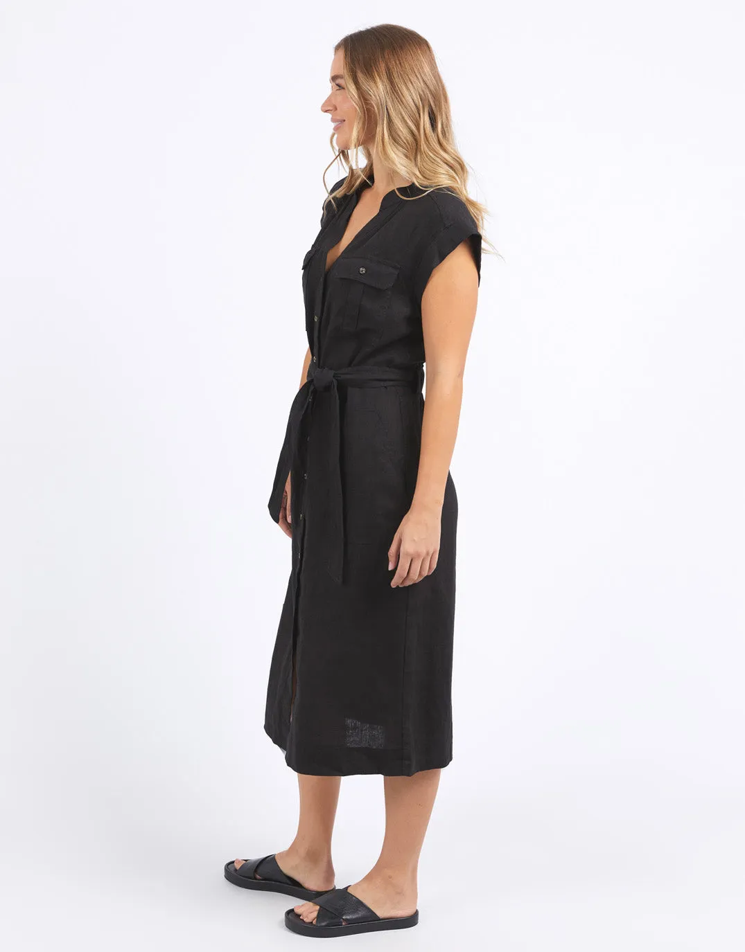 Harlow Midi Dress - Black