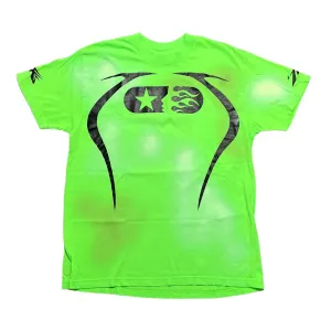 Hellstar Studios Warm Up Short Sleeve Tee Shirt Neon Green