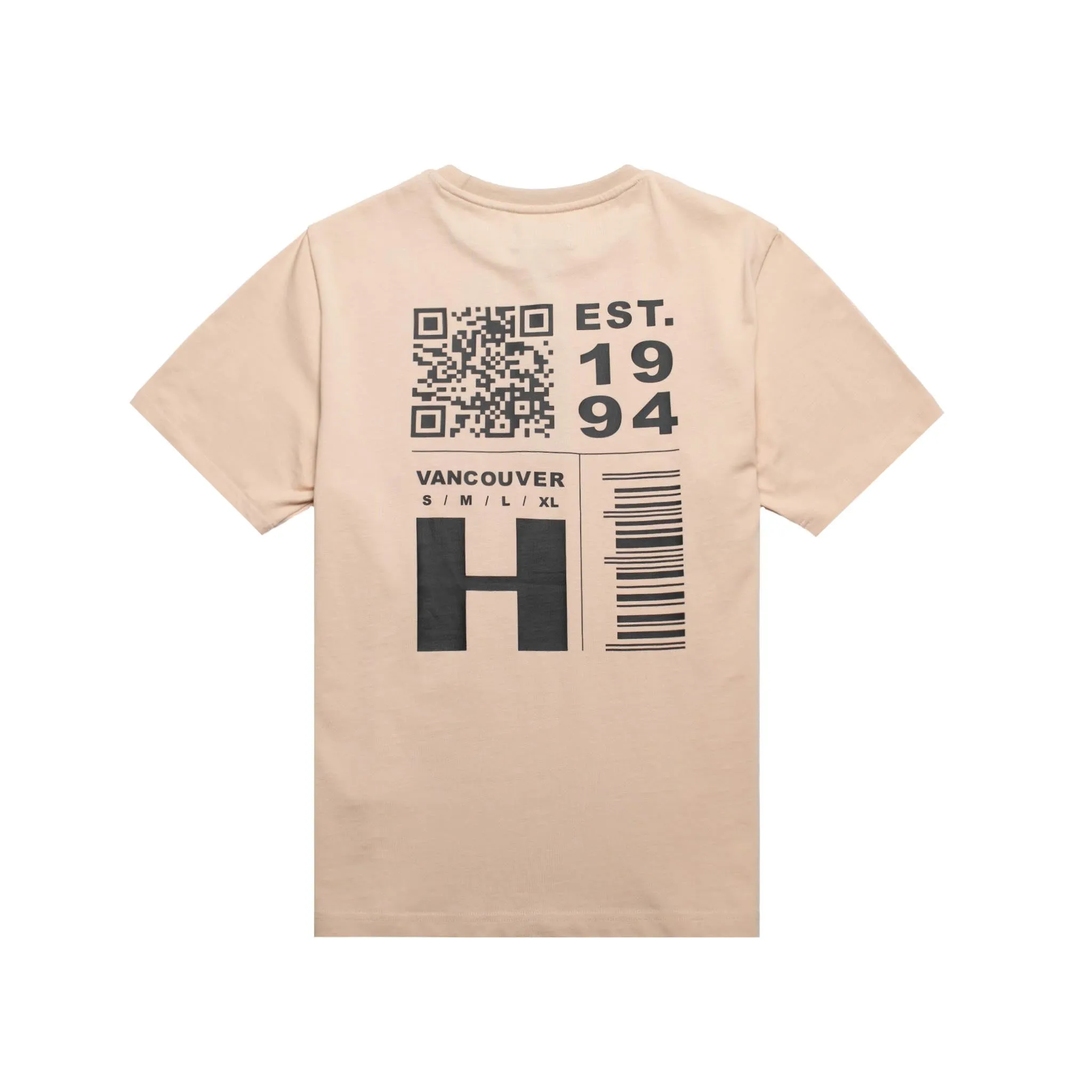 HOMME  QR Code Print Tee Sand