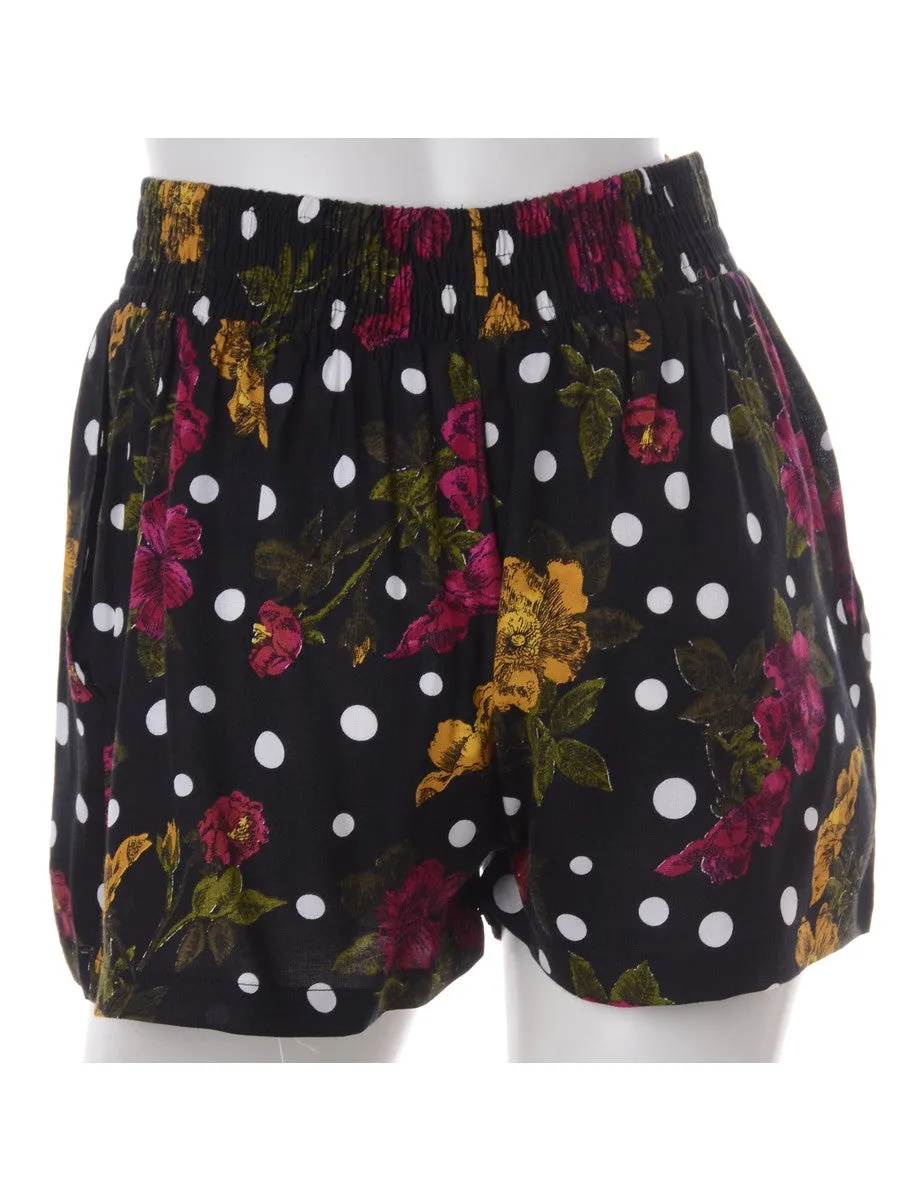 Label Floral Summer Shorts