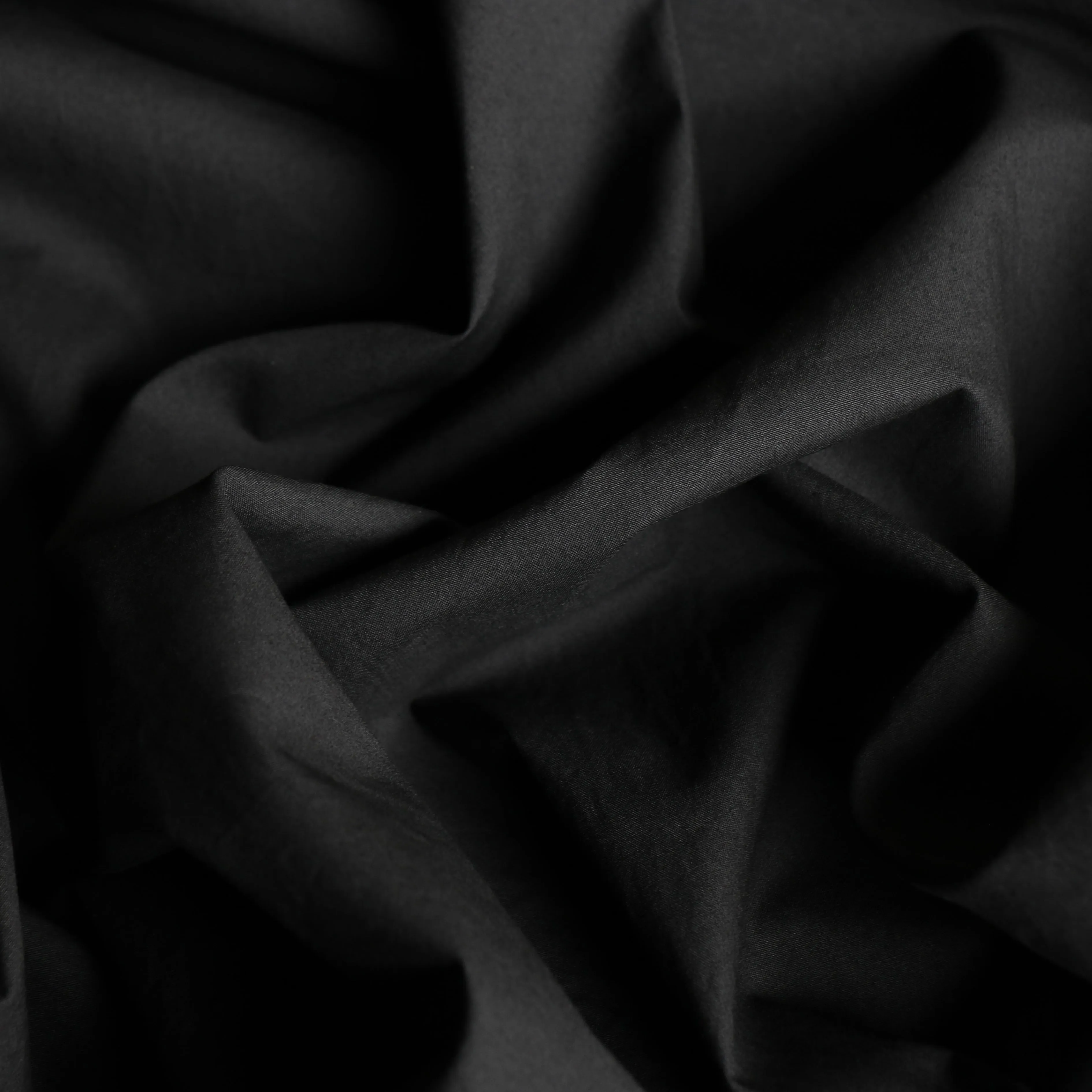 Lamatina Black Cotton Poplin