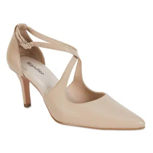 Merit Heel in Nude Leather