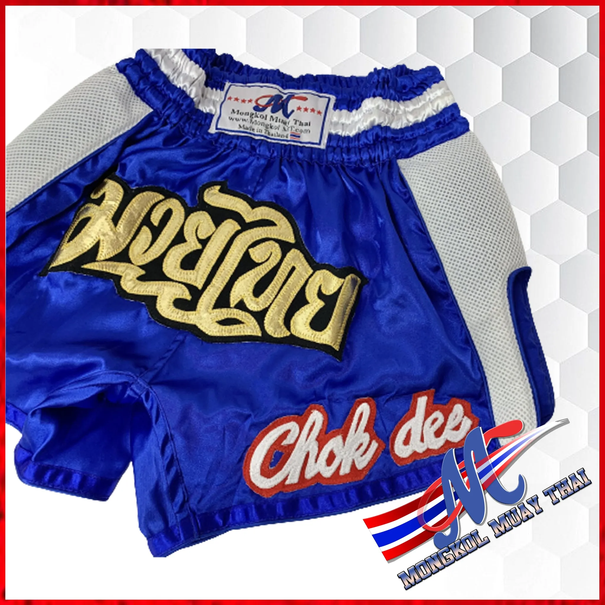 Mongkol Thai shorts Chok-Dee Blue