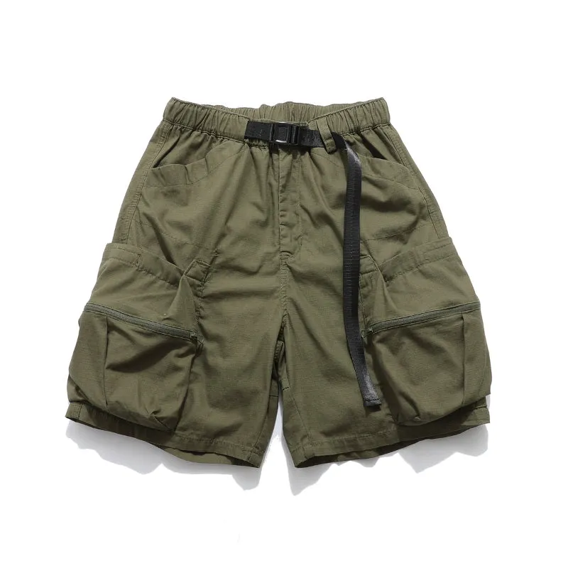 Multi-pocket Vintage Cargo Shorts