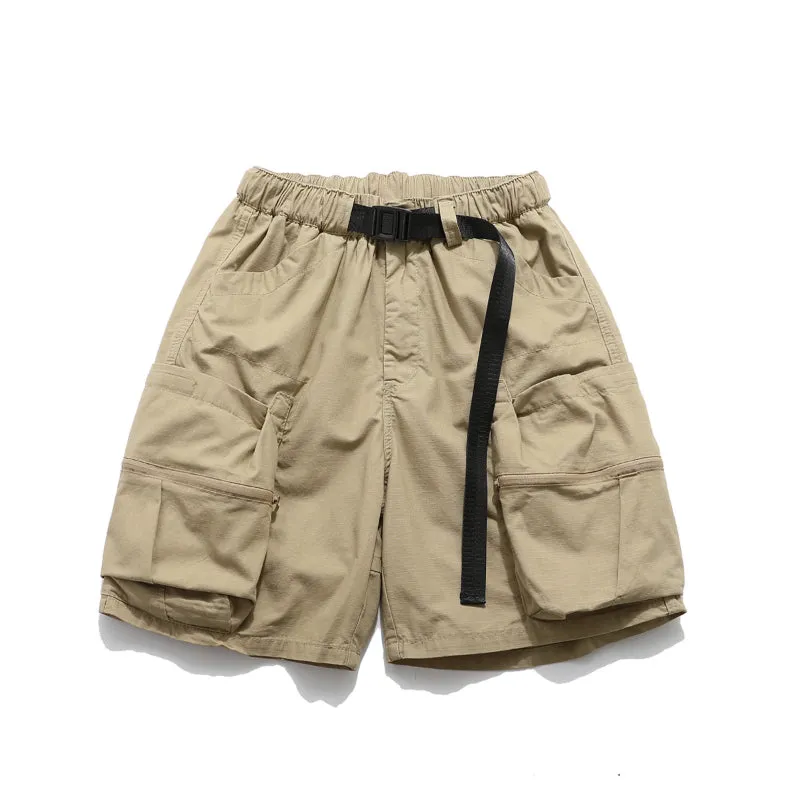 Multi-pocket Vintage Cargo Shorts