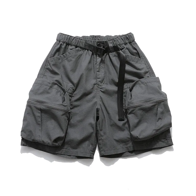 Multi-pocket Vintage Cargo Shorts