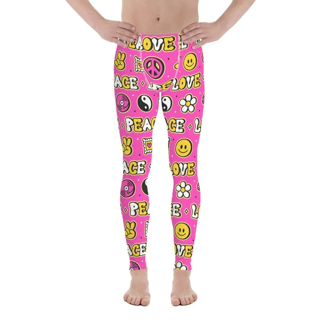 Peace and Love Men's Leggings