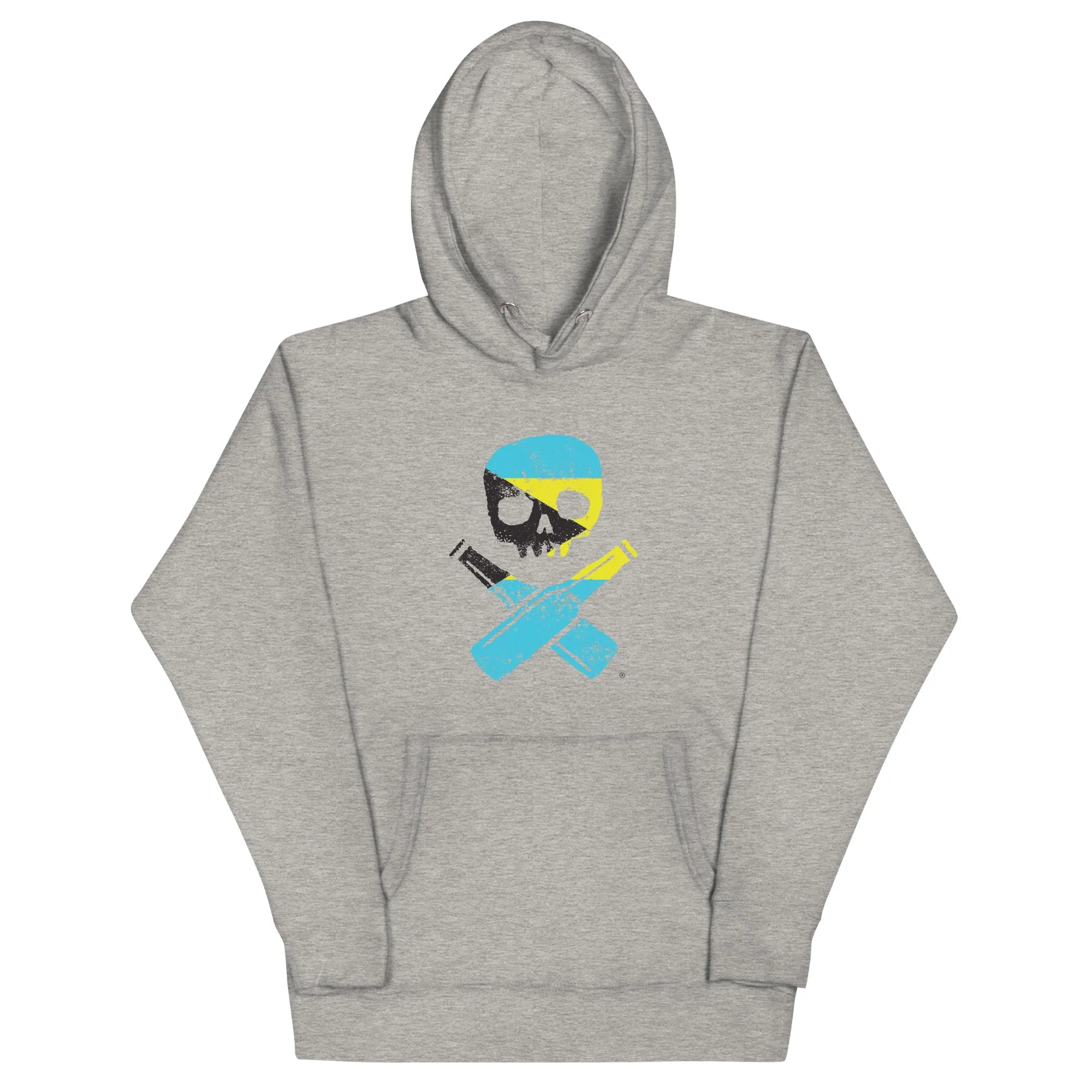 Pirate Republic Bahamian Skull & Cross Bottles Logo Hoodie