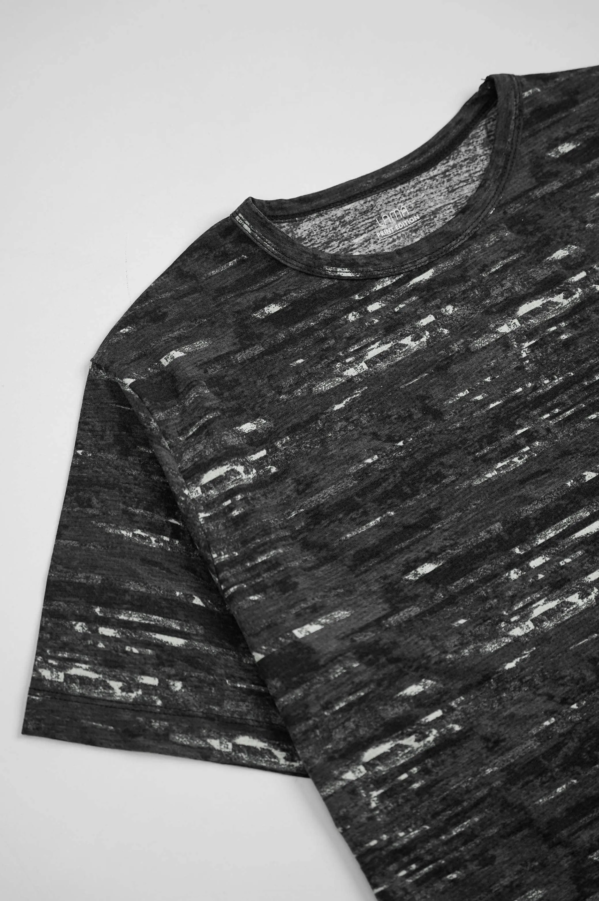 PRINTED TEXTURED TEE