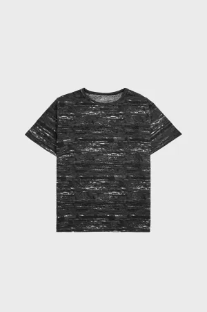 PRINTED TEXTURED TEE