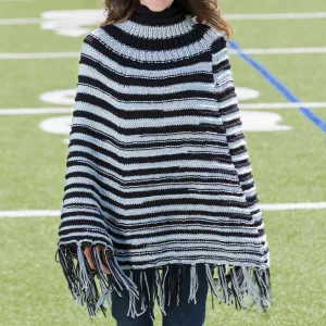 Red Heart Game Ready Knit Poncho