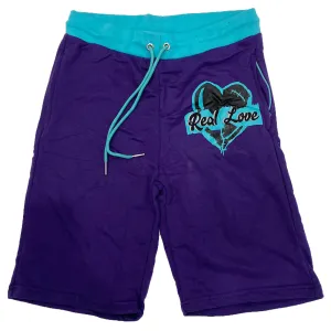 Retro Label Real Love Shorts (Retro 5 Grape)