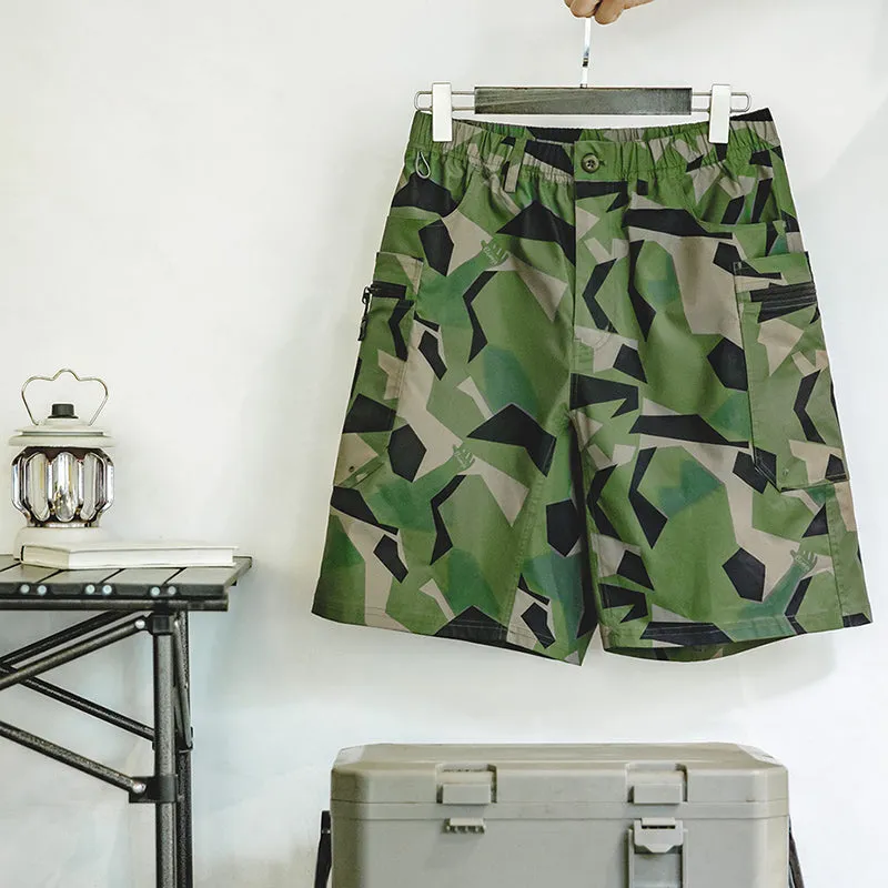 Retro Military Style M90 Camo Shorts