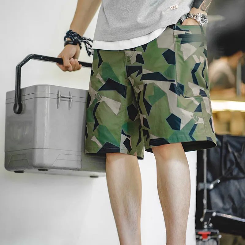 Retro Military Style M90 Camo Shorts