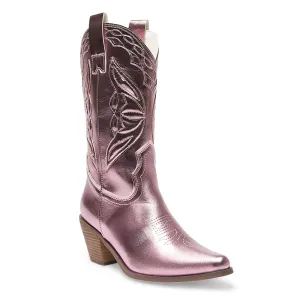 Rodeo Boot in Ice Pink Metallic