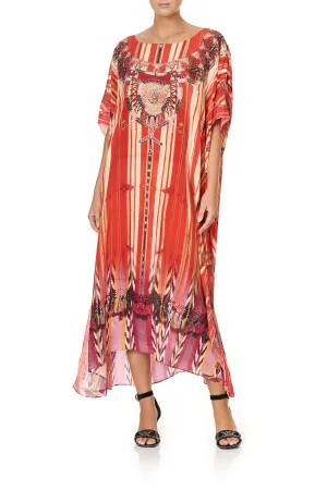 ROUND NECK KAFTAN ARROW OF THE LOOM