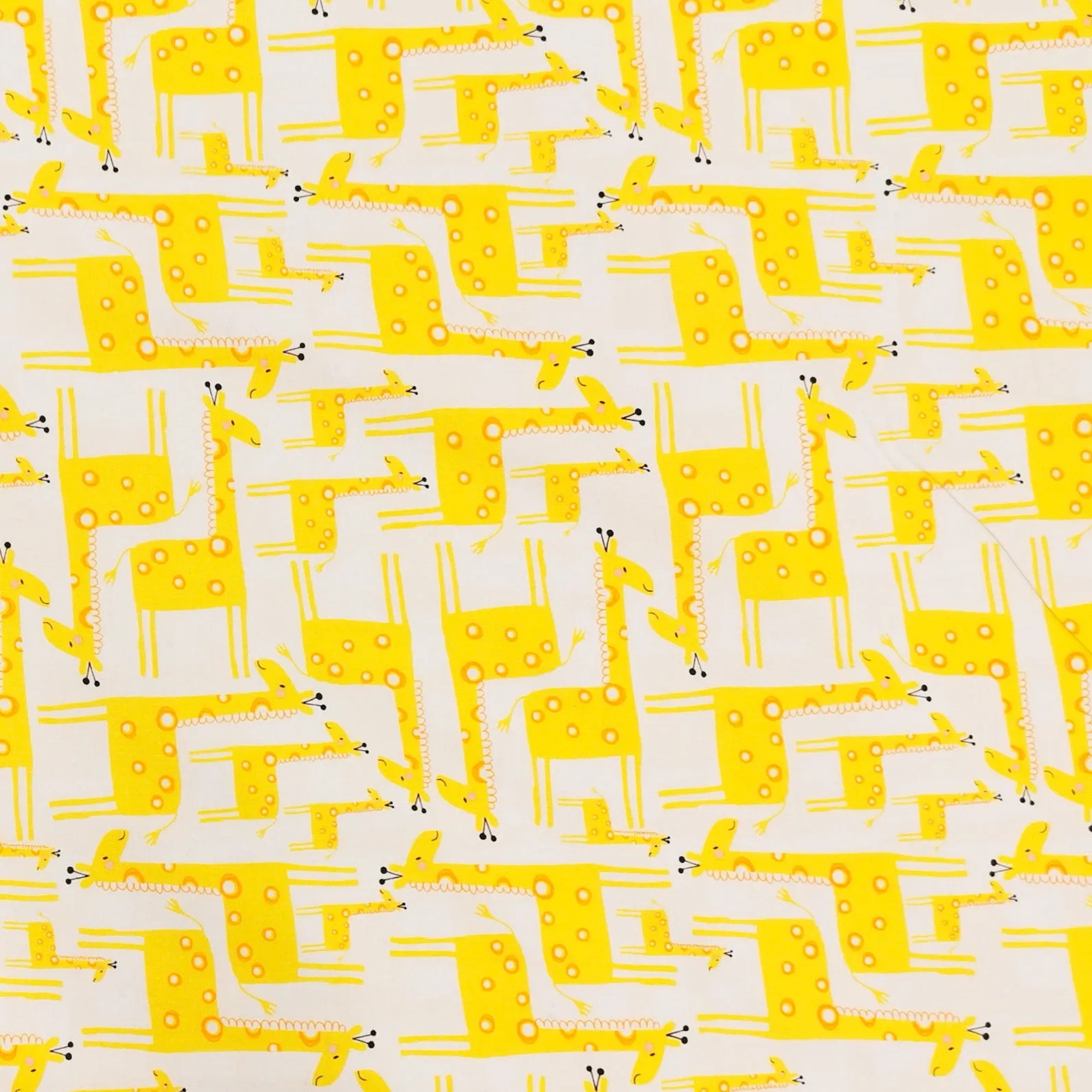 Timeless Treasures Yellow Giraffe Cotton Prints