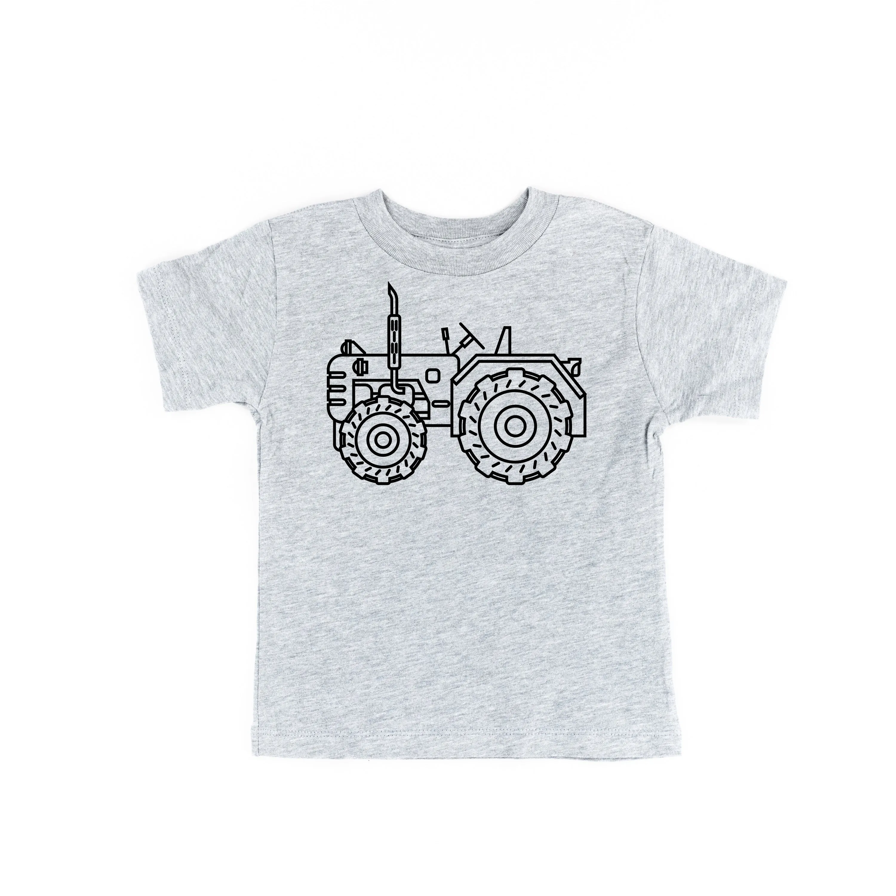 TRACTOR - Minimalist Design - Short Sleeve Child Shirt