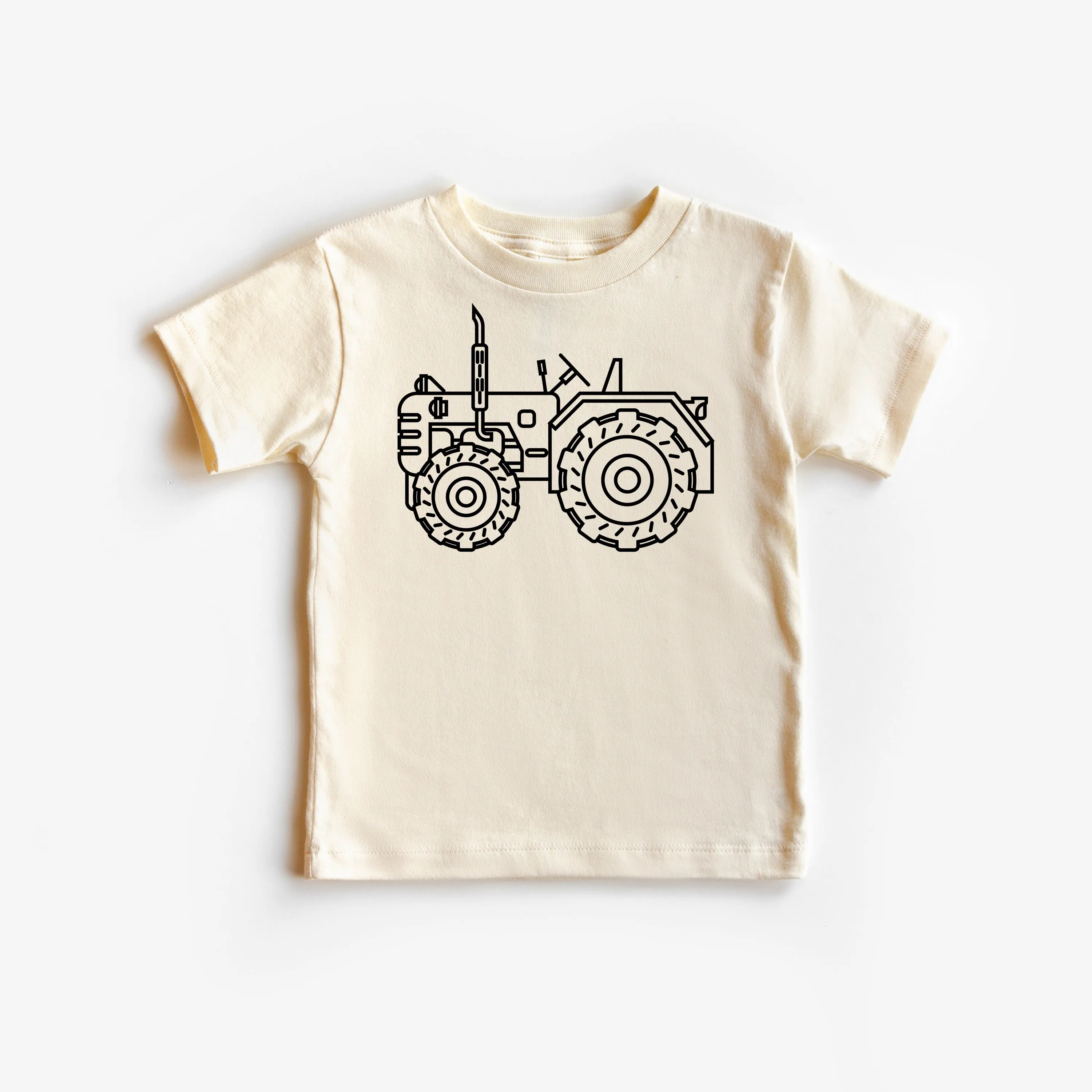 TRACTOR - Minimalist Design - Short Sleeve Child Shirt