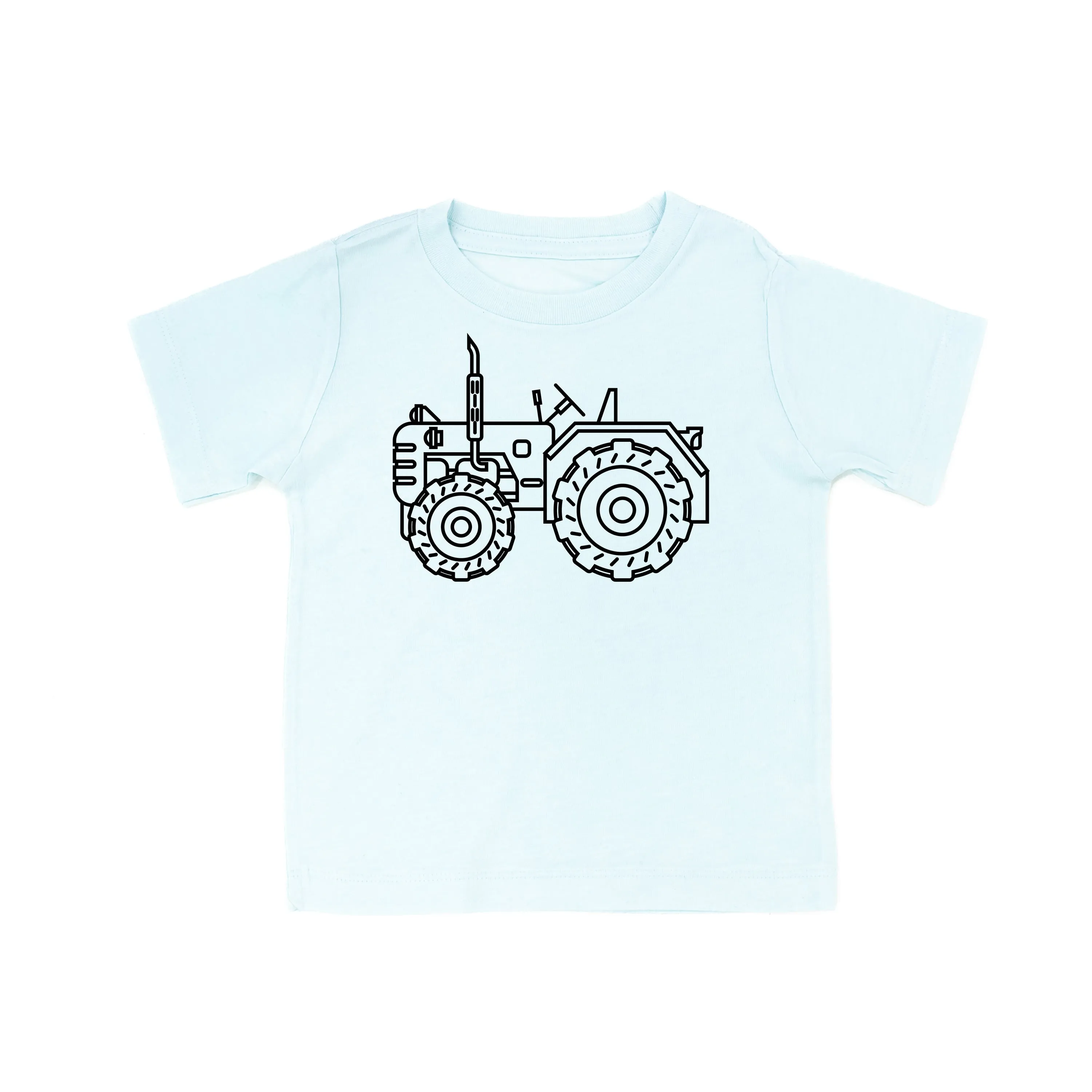 TRACTOR - Minimalist Design - Short Sleeve Child Shirt