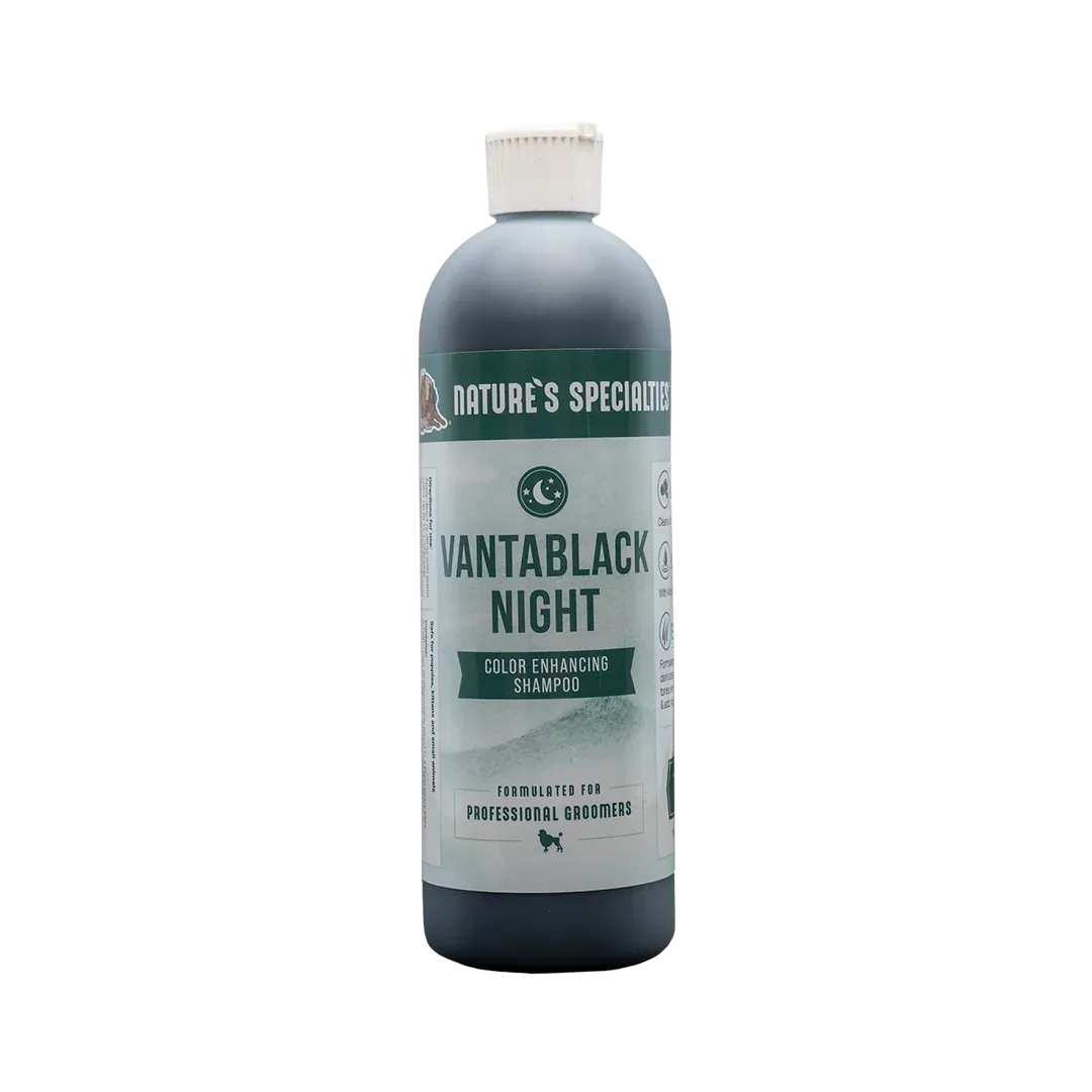 Vantablack Night Dark Coat Enhancing Shampoo 16oz by Nature's Specialties