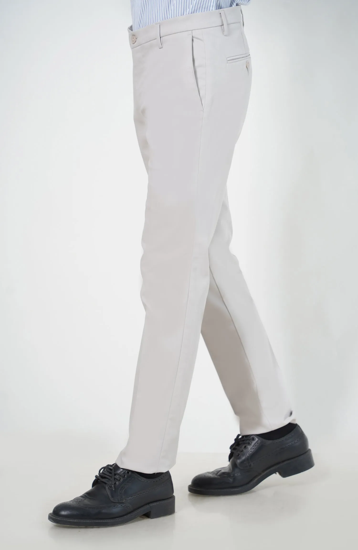 Wrinkle Free Pant - Off White